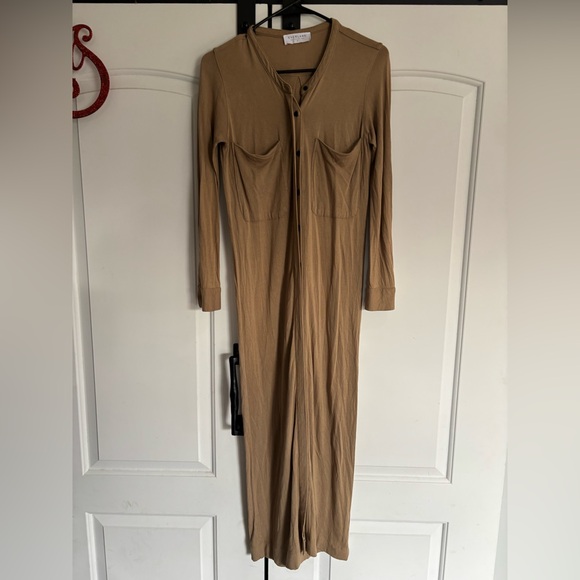 Everlane The Ryan Long Sleeve Button Down Utility Cargo Maxi Shirt Dress - Picture 5 of 7